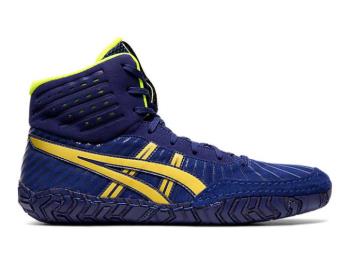 Asics Herr Brottning Skor Aggressor 4 MörkBlå/Guld